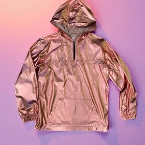 Pink Metallic Hoodie